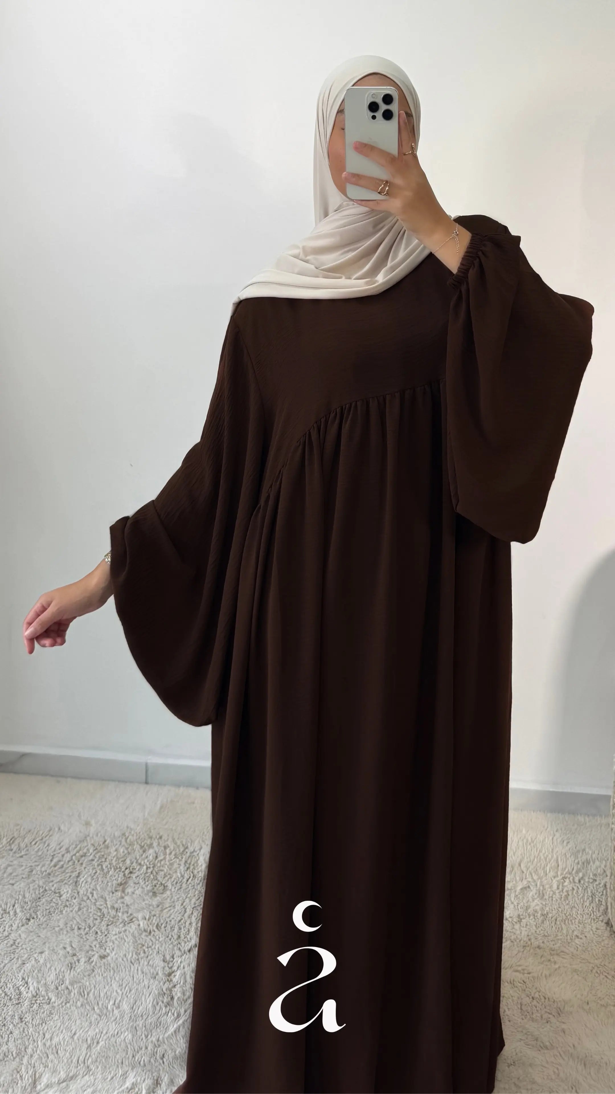 ABAYA SOIE DE MÉDINE ESMA NEW 