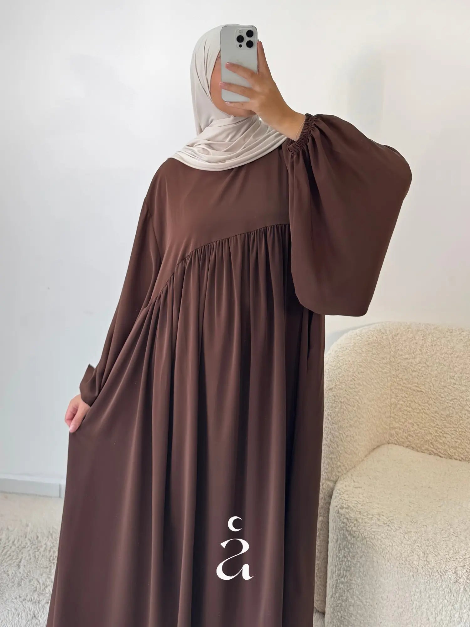 ABAYA ESMA SOIE DE MEDINE NEW Alniya Paris
