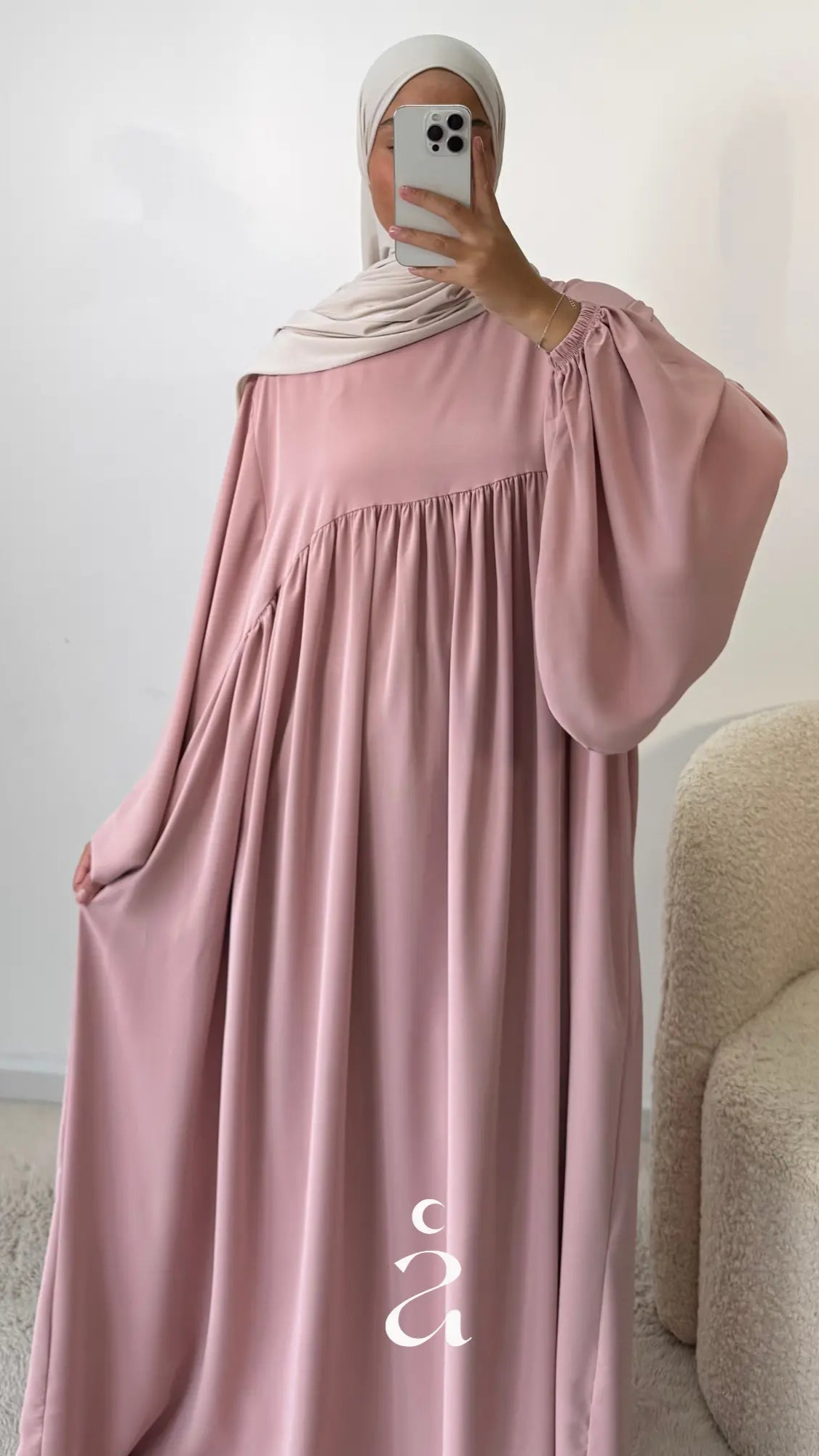 ABAYA ESMA SOIE DE MEDINE NEW Alniya Paris