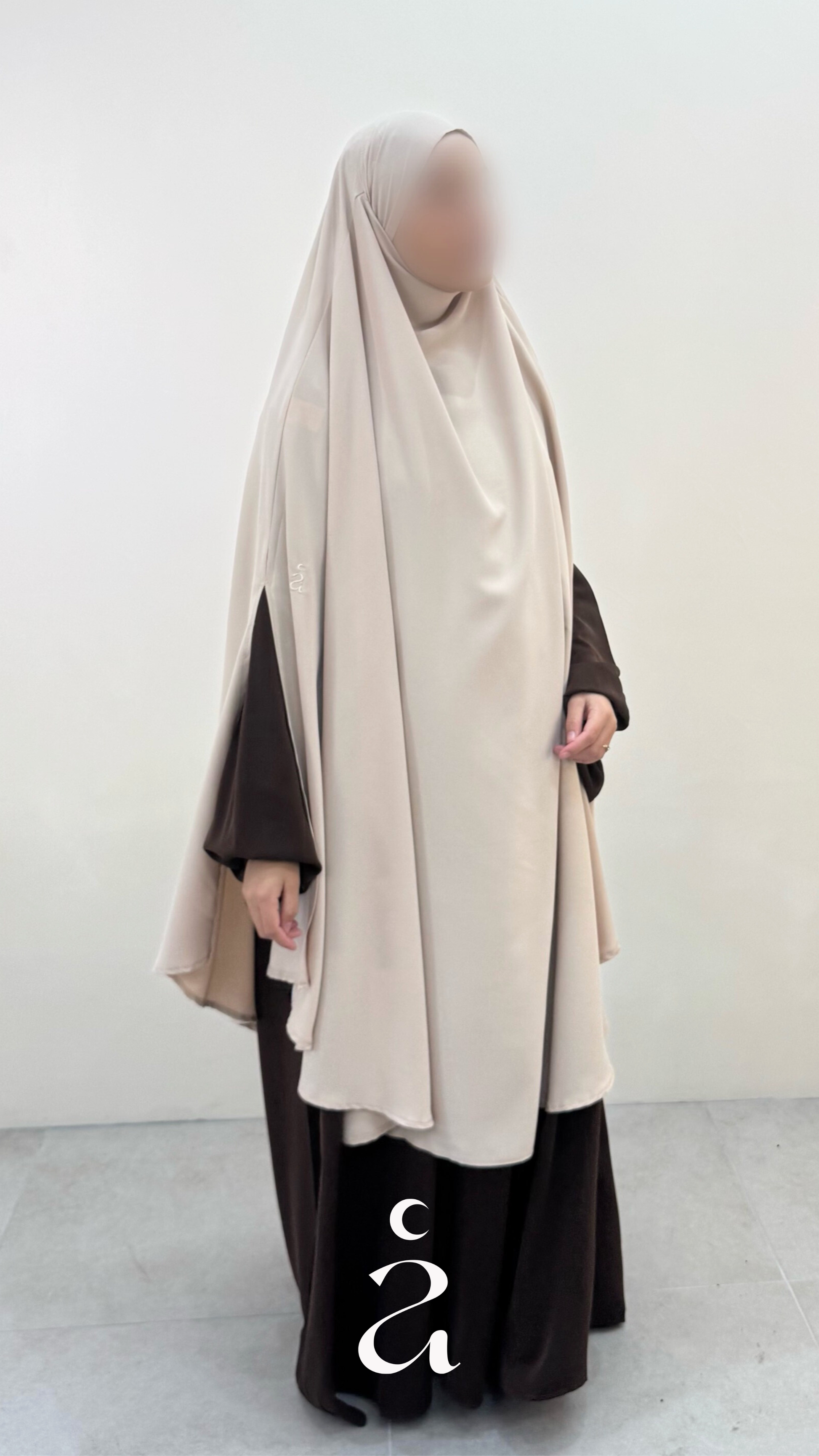 Khimar Maxi Fente - Alniya 