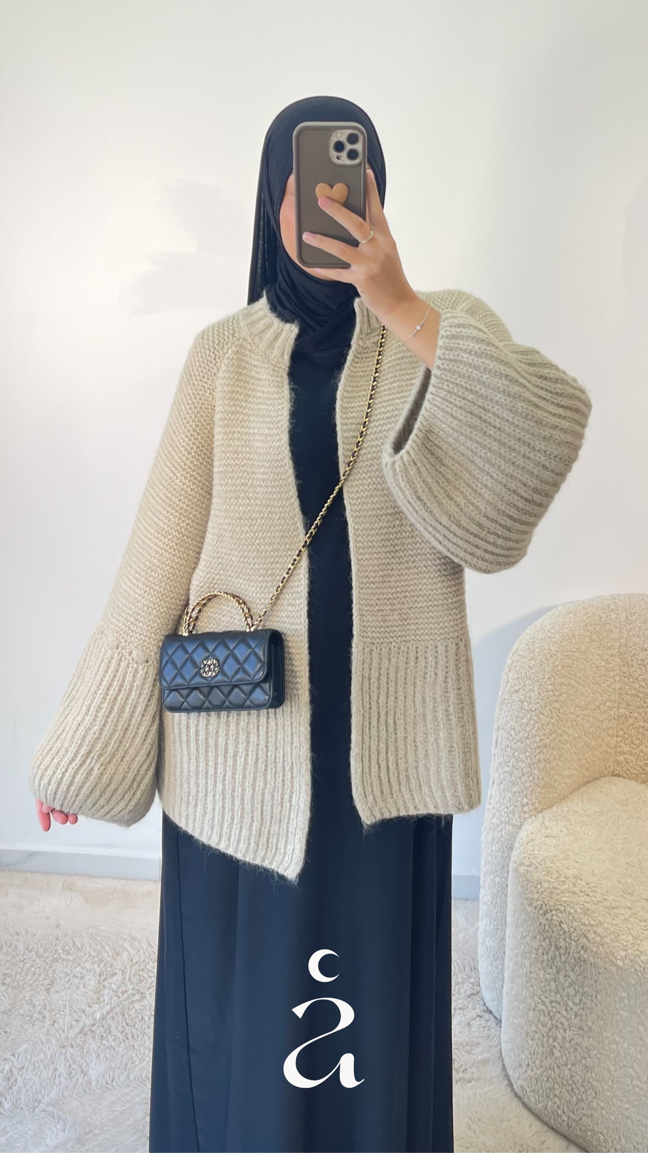 GILET TRICOT - NASNA  M/L / Olive