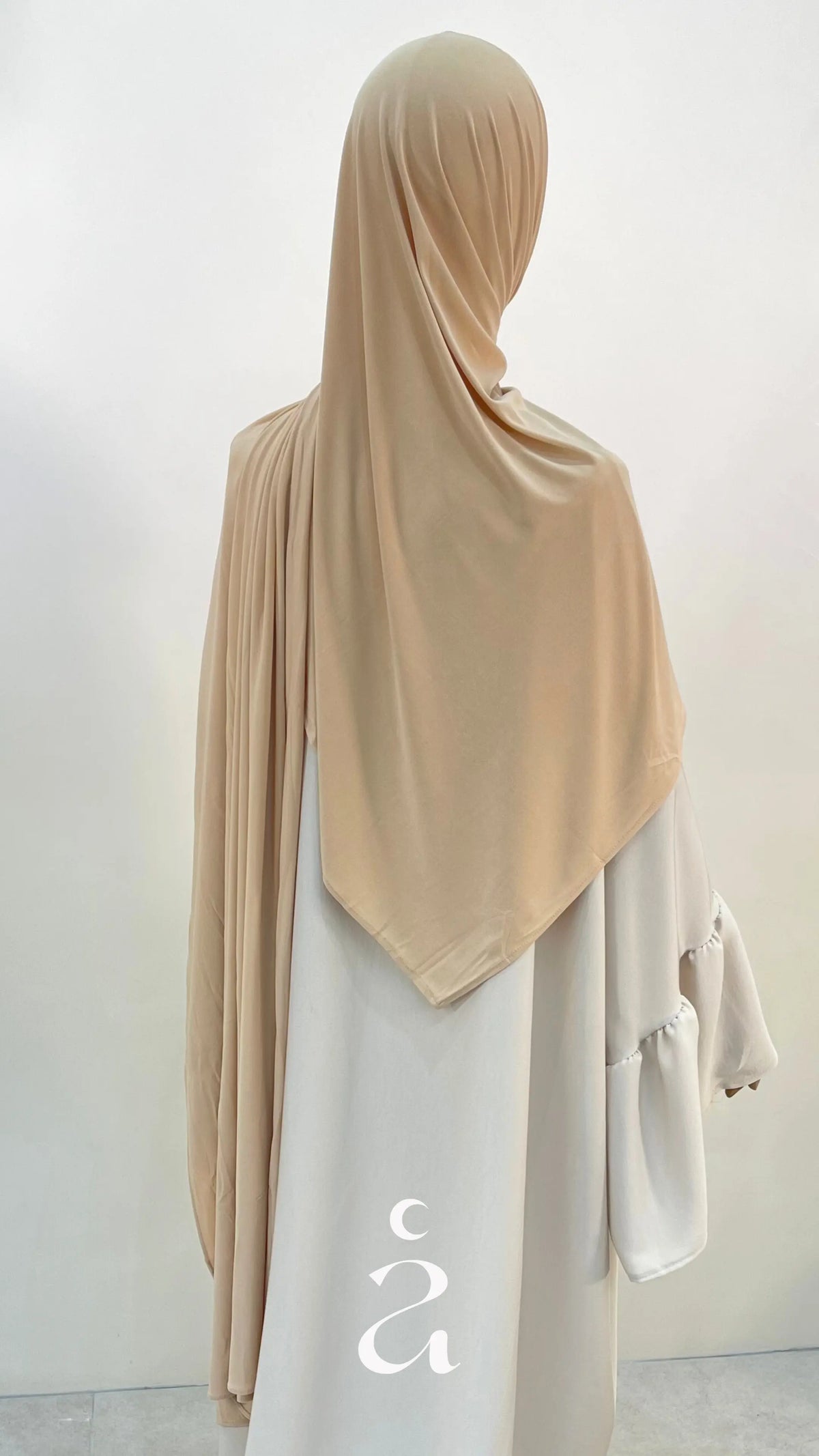 HIJAB JERSEY - PREMIUM  Beige