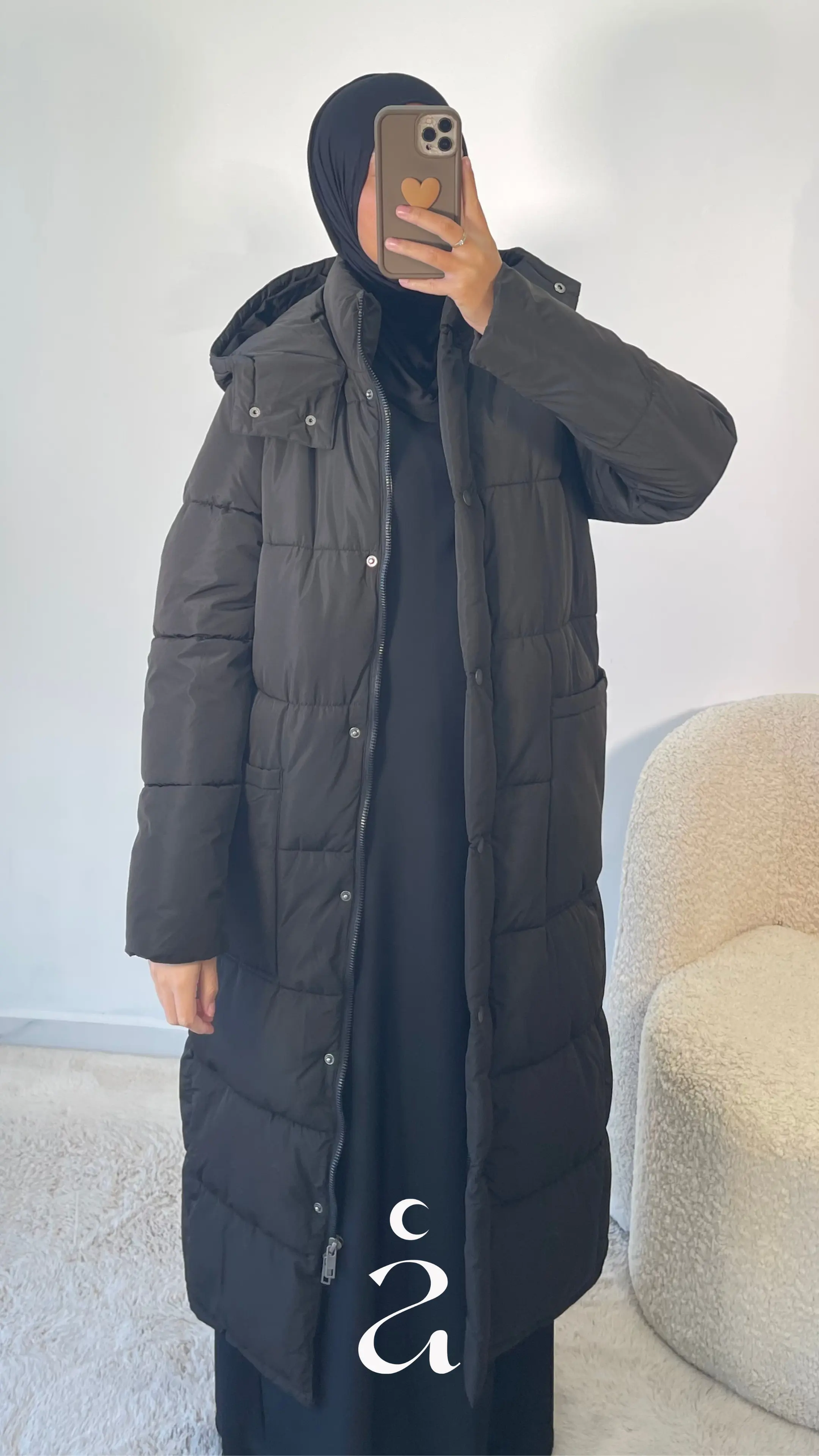 Doudoune Longue Avec Capuche - Alma