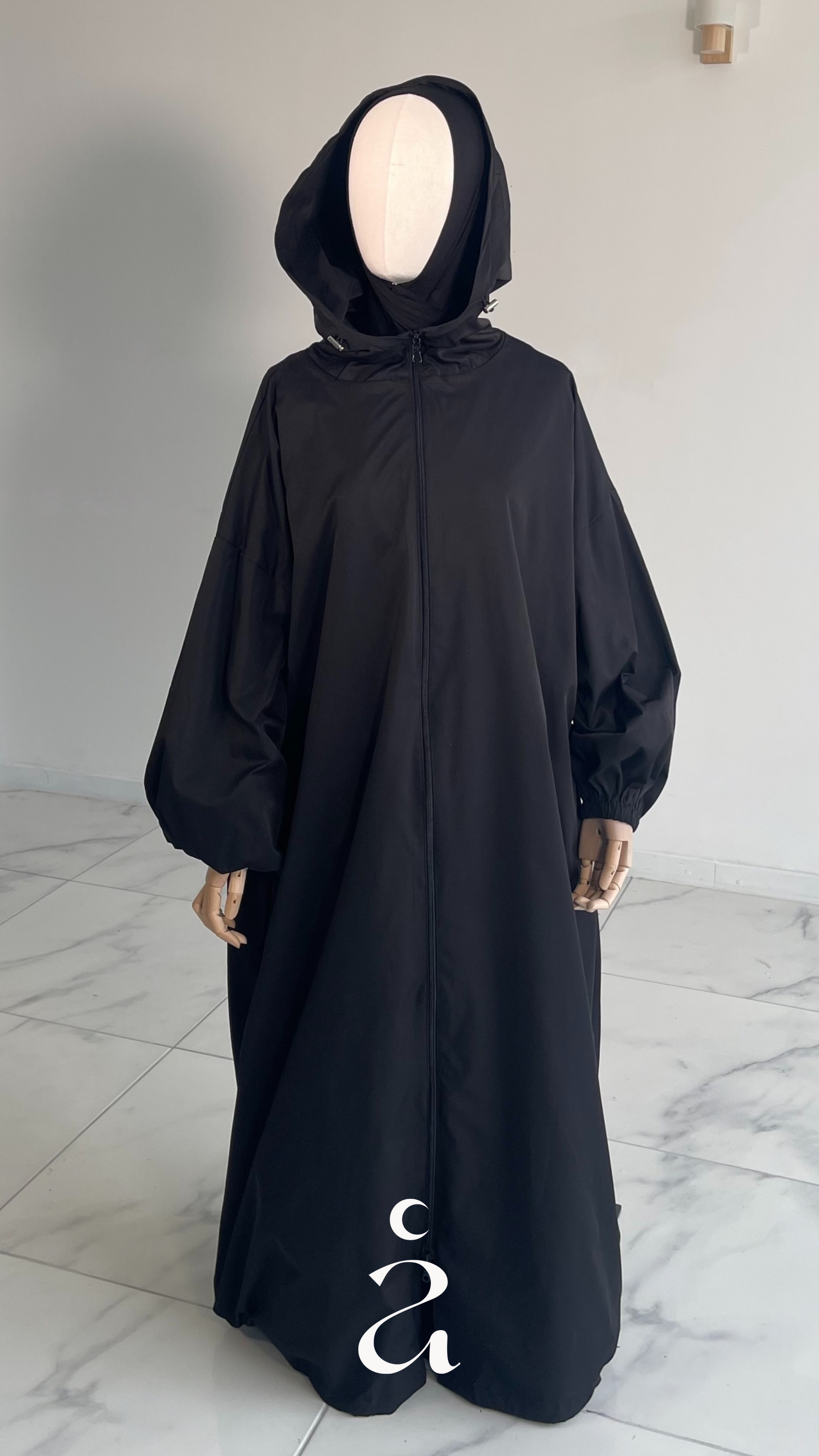 Parka long Imperméable - Zahra  Noir / Taille 3