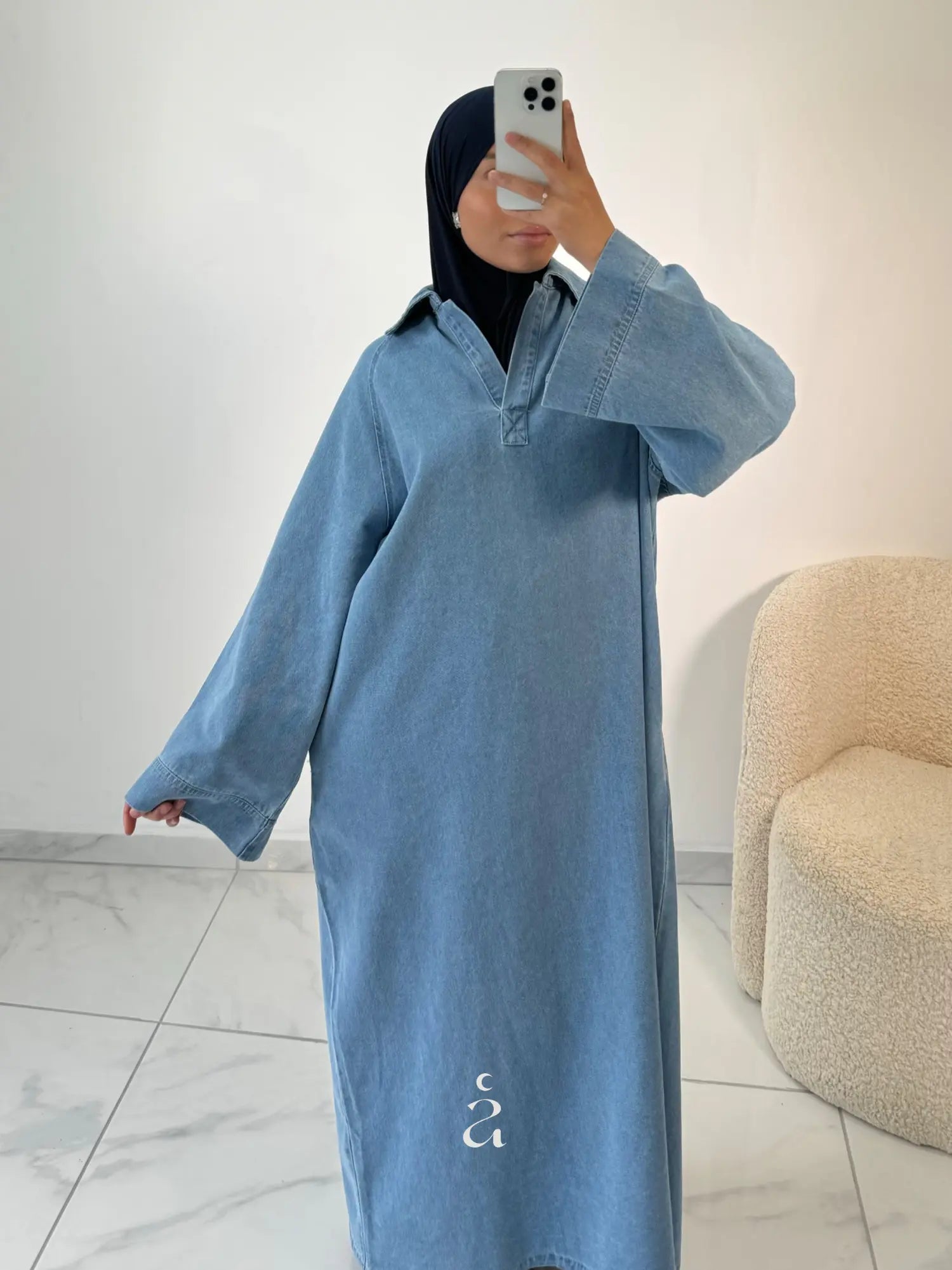 ABAYA DENIM Alniya Paris
