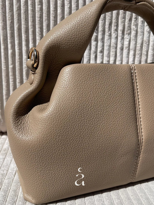 SAC ELMA TAUPE - Alniya Paris
