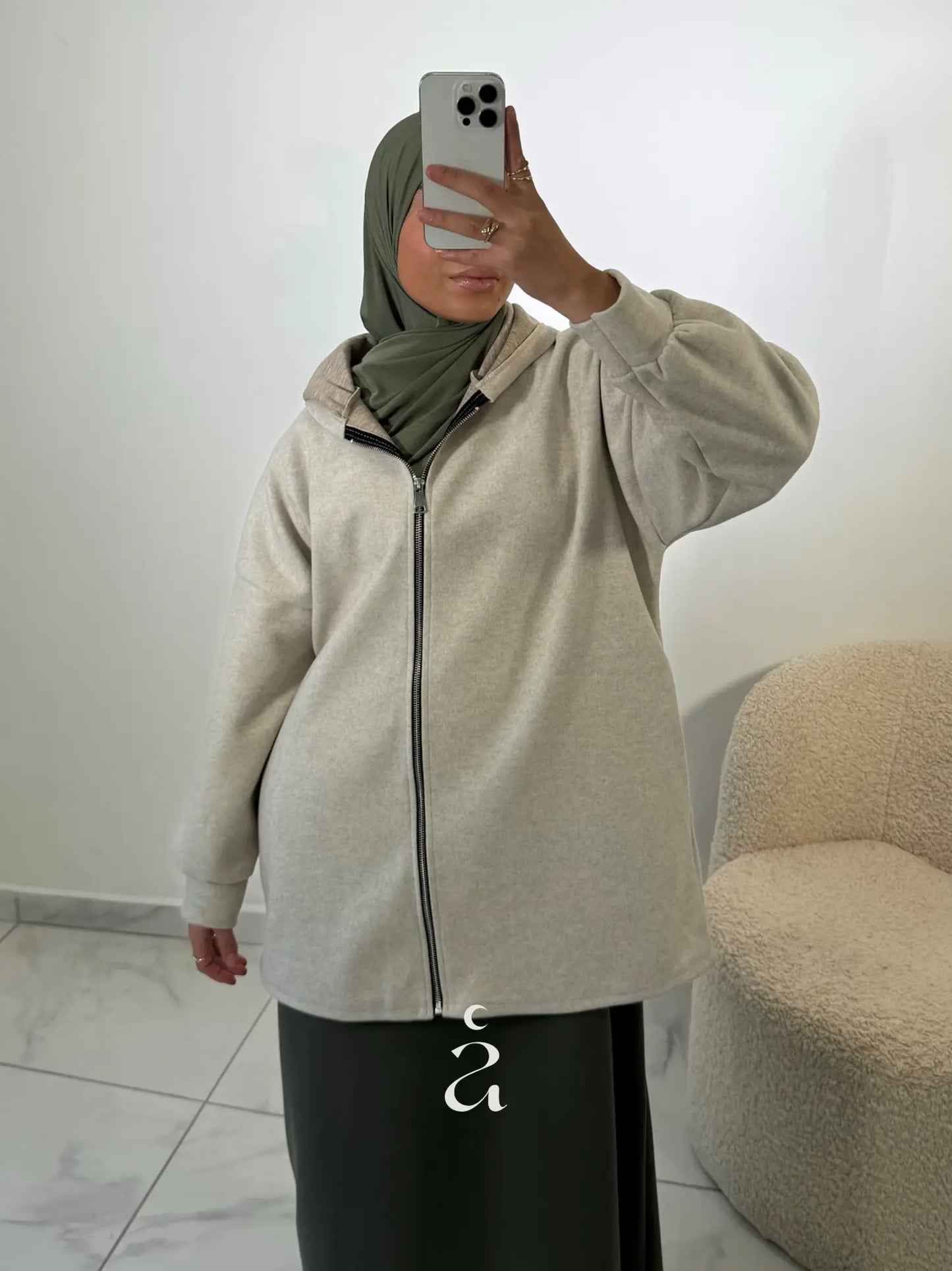 VESTE À ZIP Alniya Paris