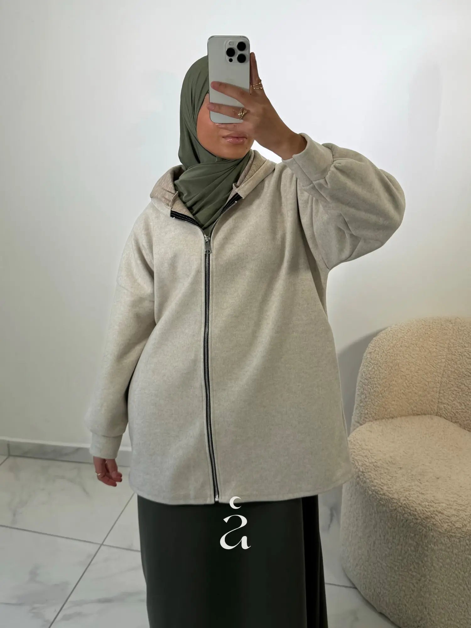 VESTE À ZIP Alniya Paris