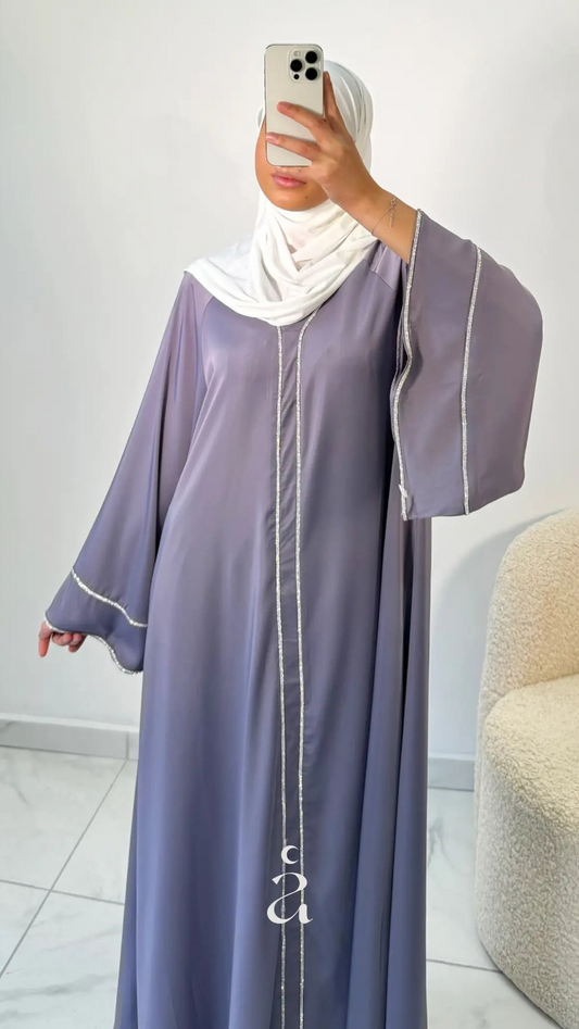 ABAYA À STRASS Alniya Paris