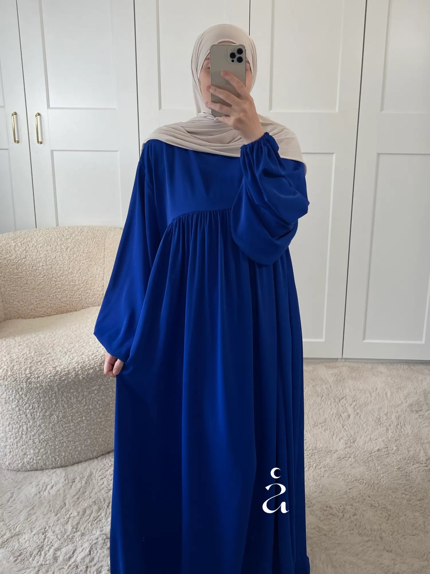 ABAYA ESMA SOIE DE MEDINE Alniya Paris