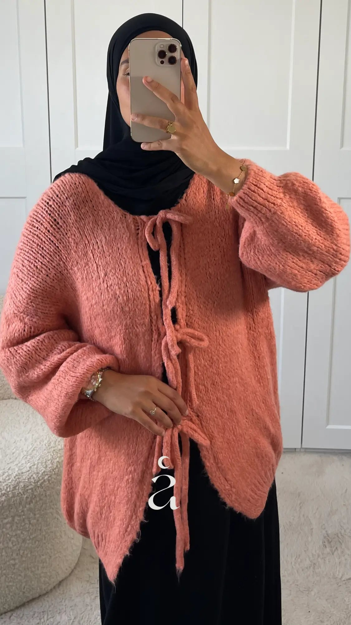 CARDIGAN À NŒUDS Alniya Paris