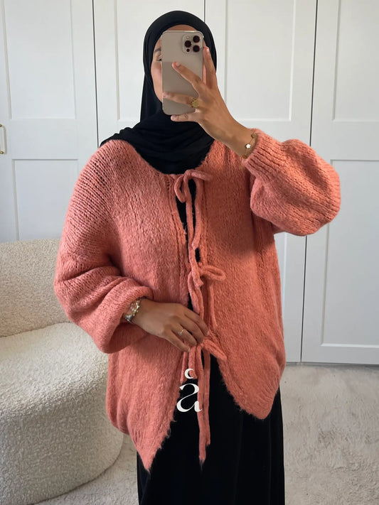 CARDIGAN À NŒUDS Alniya Paris