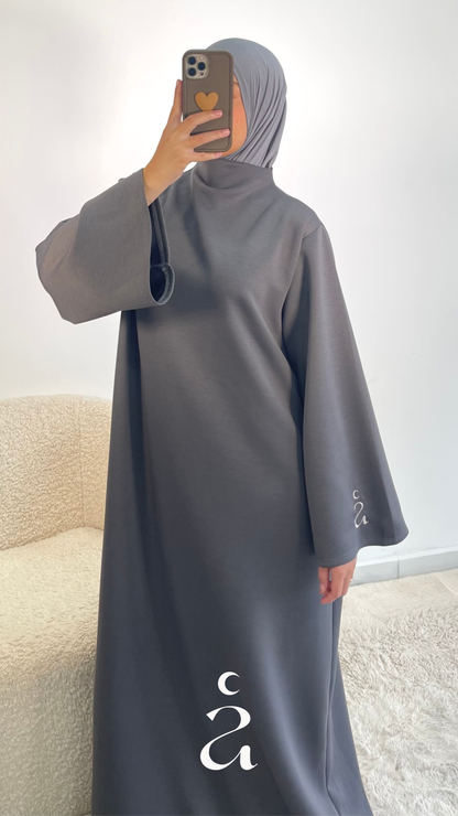 Robe Jogging Coton Mariya - Alniya  Gris / Taille 3