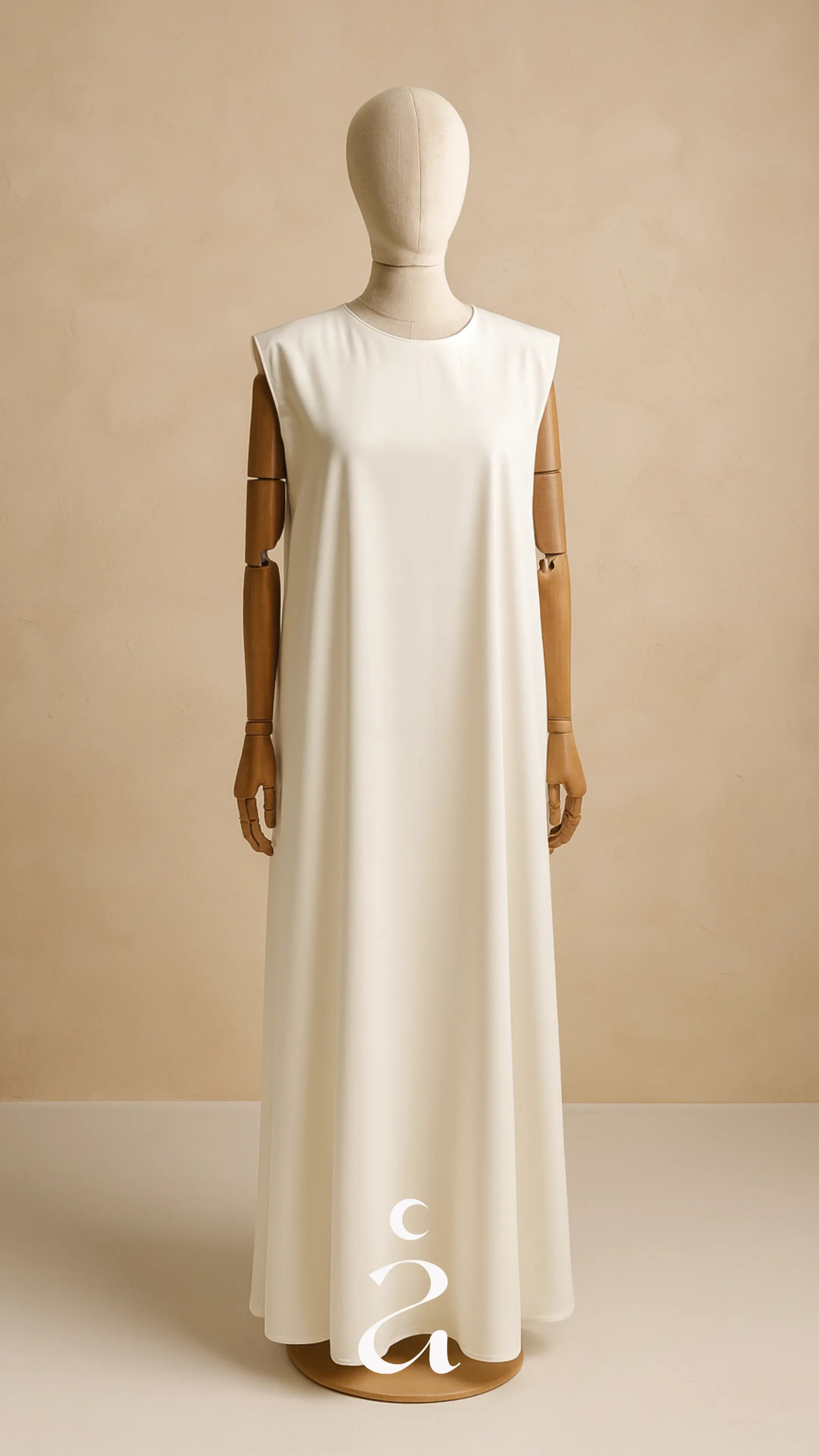 SOUS ROBE - SOIE DE MEDINE  Crème