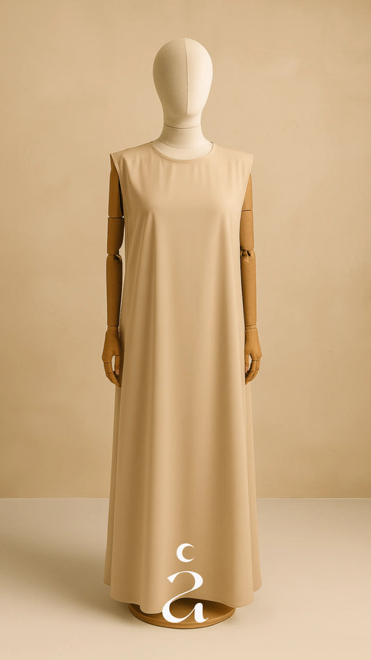 SOUS ROBE - SOIE DE MEDINE  Beige