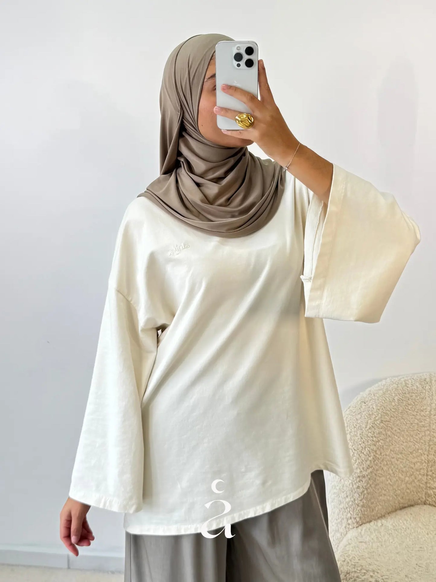 T-SHIRT COTON - Signature Alniya Paris