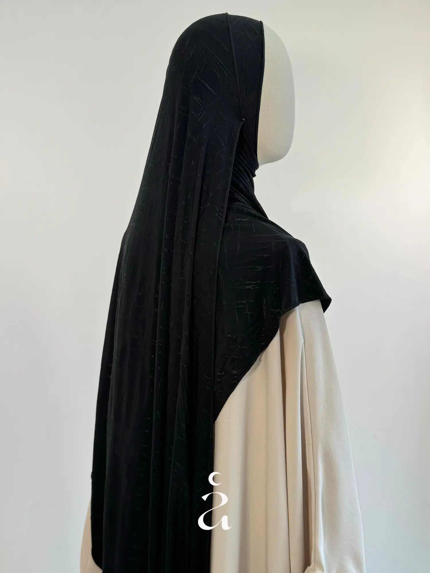 JERSEY DE LUXE MONOGRAMME ONDULÉ - Alniya Paris